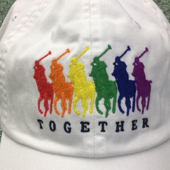 Polo Ralph Lauren Pride White Chino Adjustable Cap - Picture 3 of 15